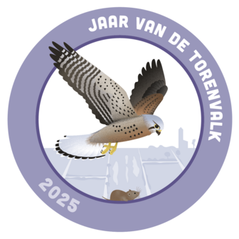 Sticker &#039;Jaar van de Torenvalk&#039;