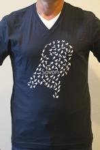 Sovon-shirt 'vogelsilhouetten'